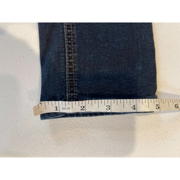 Almost Famous Womens Jeans Skinny Leg Button Fly Stretch Mid Rise Blue Size 7 - Picture 11 of 11